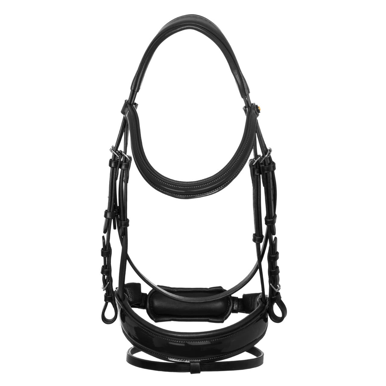 Testiera Equestro anatomica con nasalina imbottita, vista 2