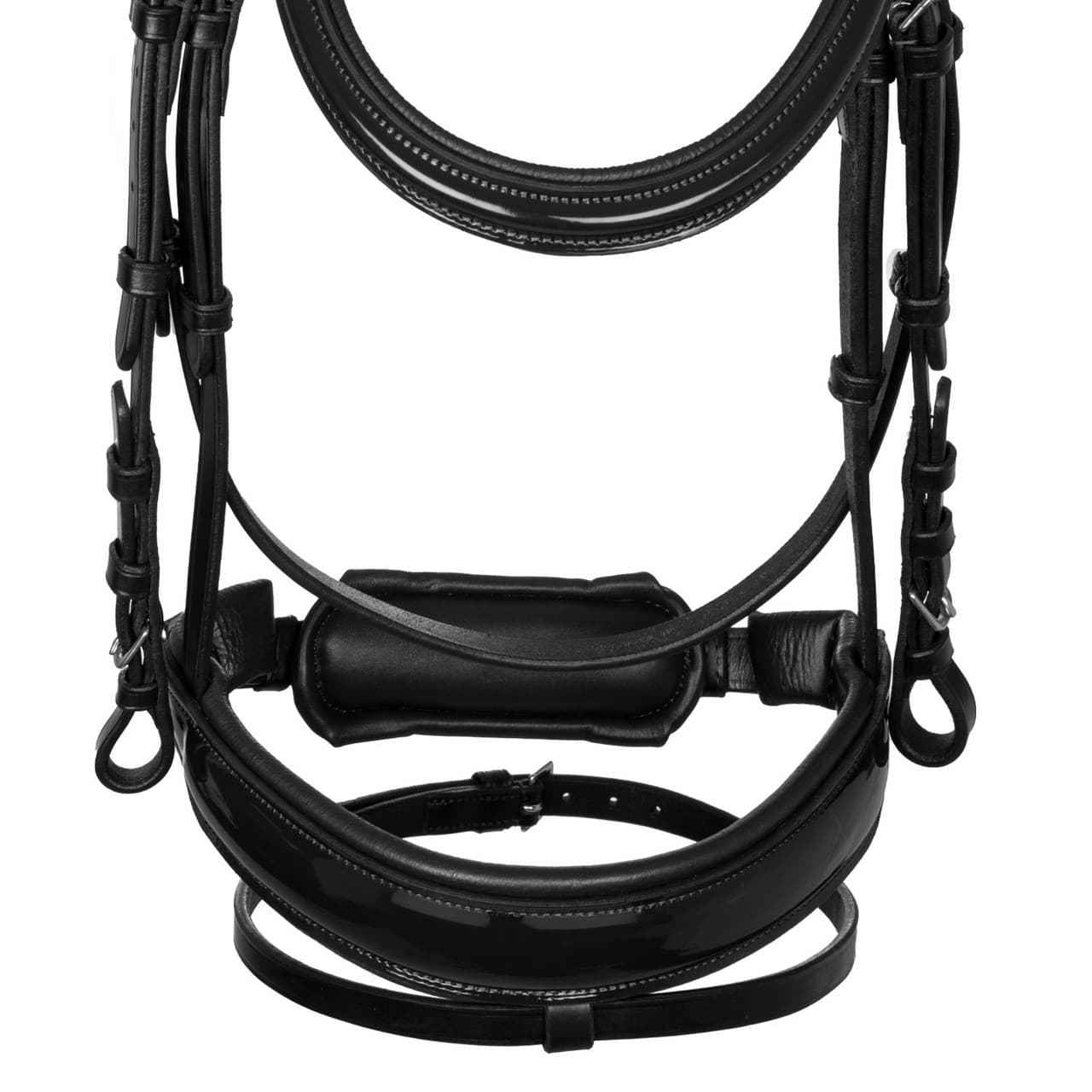 Testiera Equestro anatomica con nasalina imbottita, vista 6