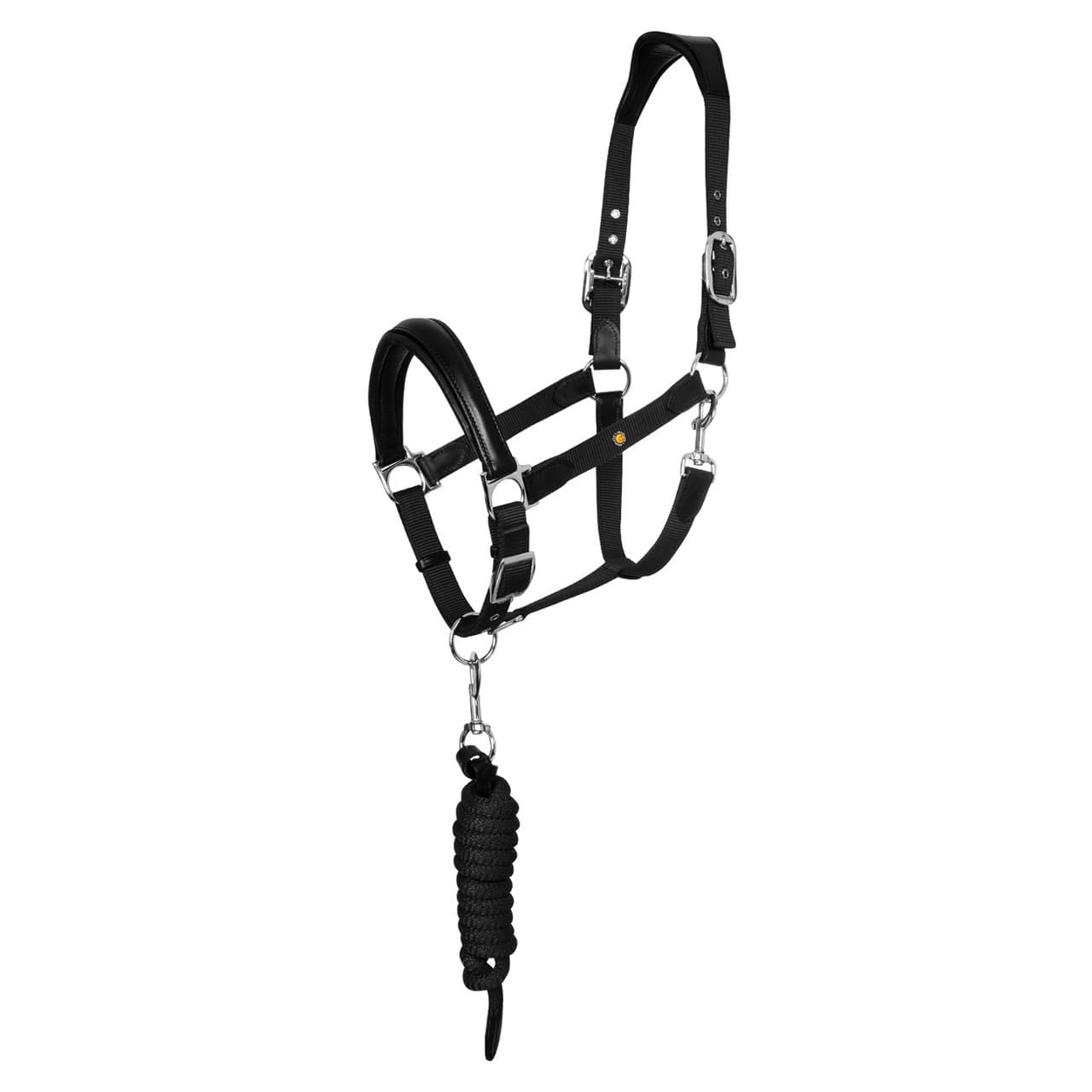 Cavezza ergonomica con inserti in cuoio (Rif. ETH03002N), vista 1