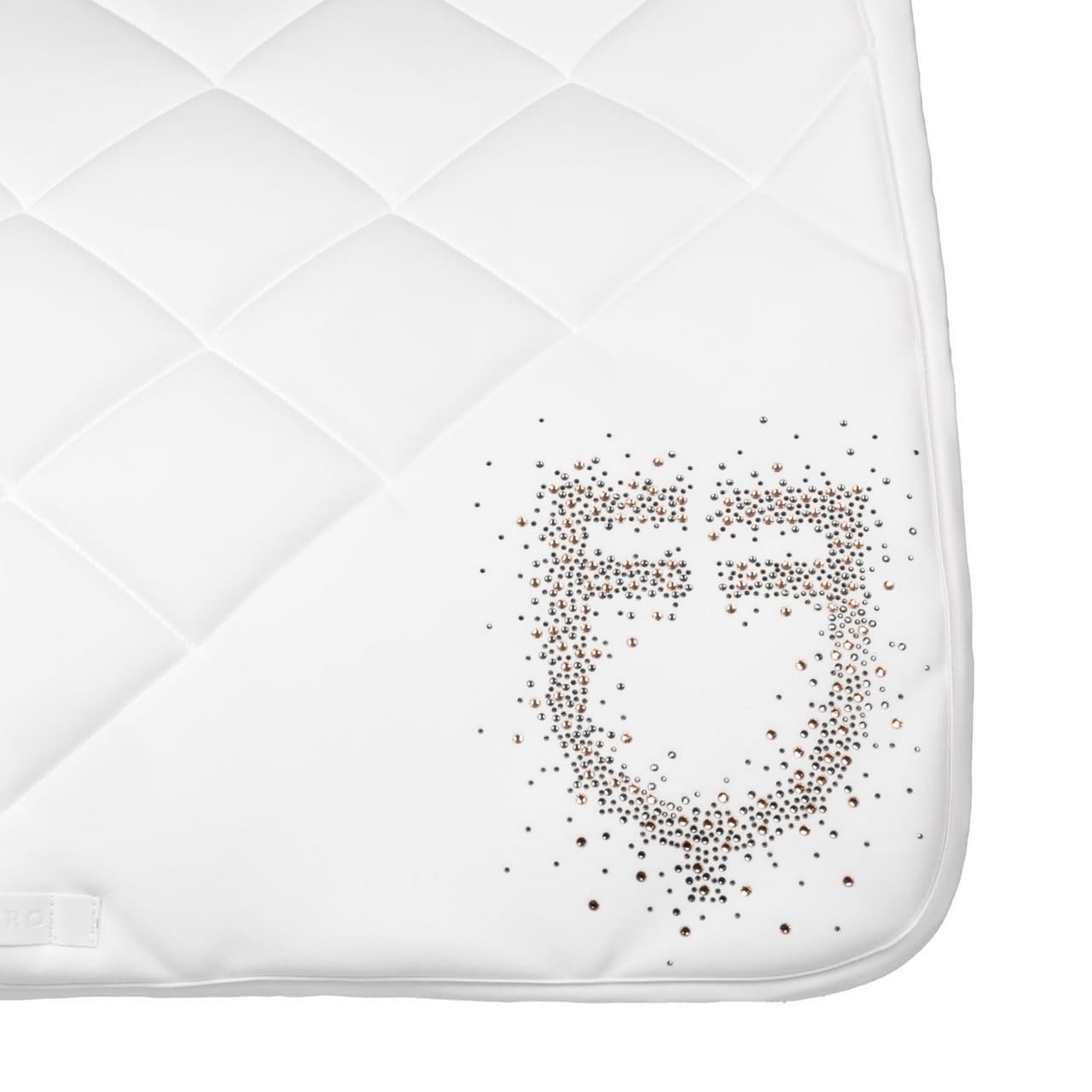 Sottosella da salto in tessuto tecnico con logo in strass, vista 5
