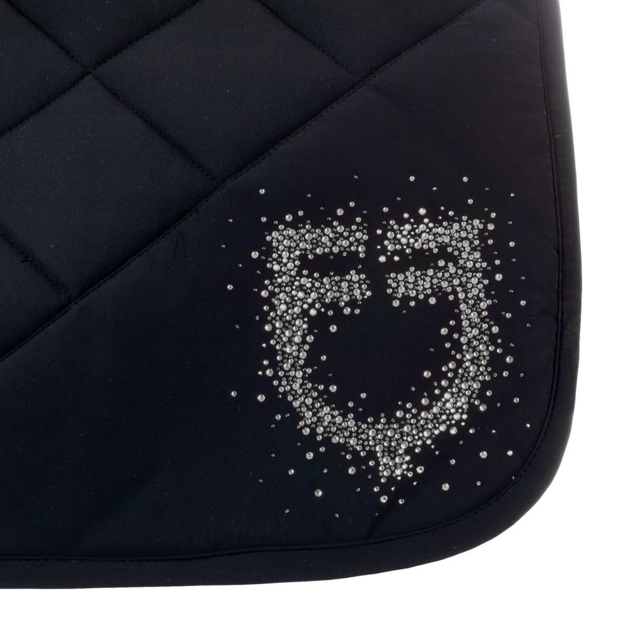 Sottosella da salto Equestro in tessuto tecnico con logo in strass, vista 5
