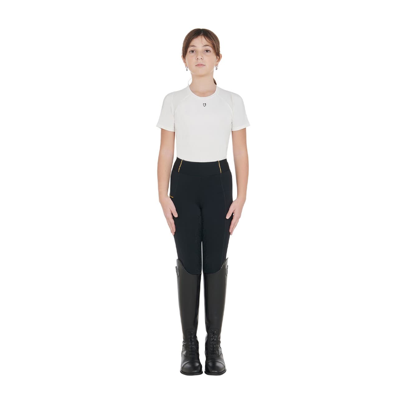 Leggings Equestro da bambina con fodera in pile, vista 7