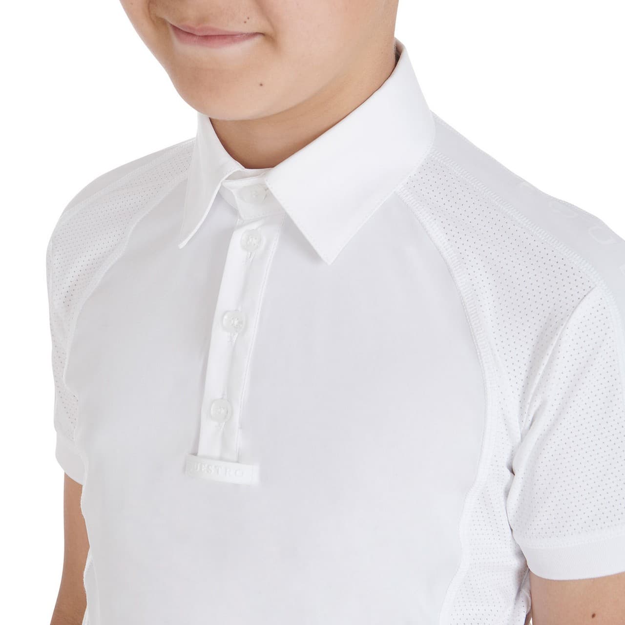 Polo bambino da concorso slim fit quattro bottoni (Rif. ETKO00035), vista 3