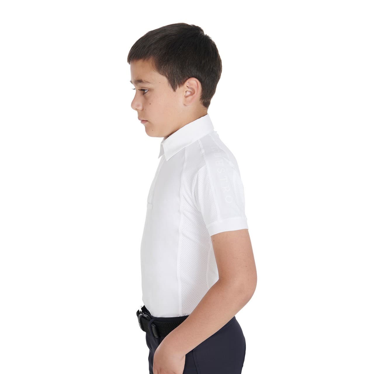 Polo bambino da concorso slim fit quattro bottoni (Rif. ETKO00035), vista 5