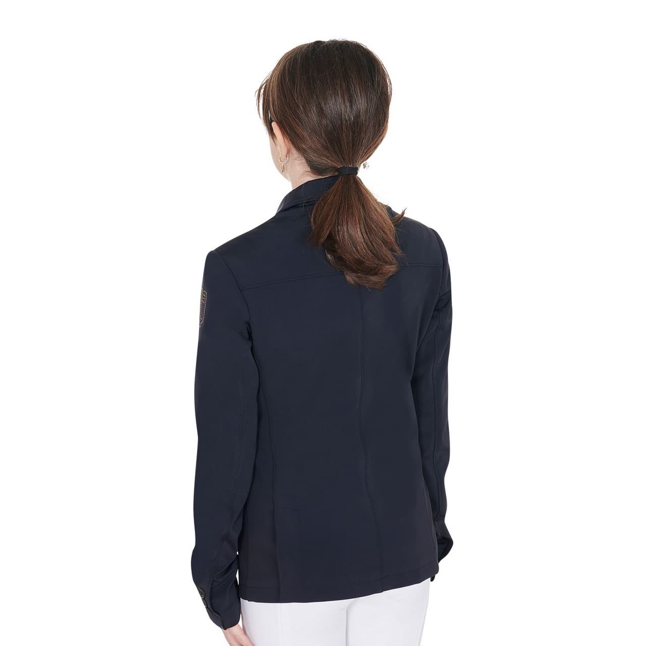Giacca bambini slim fit quattro bottoni, vista 2