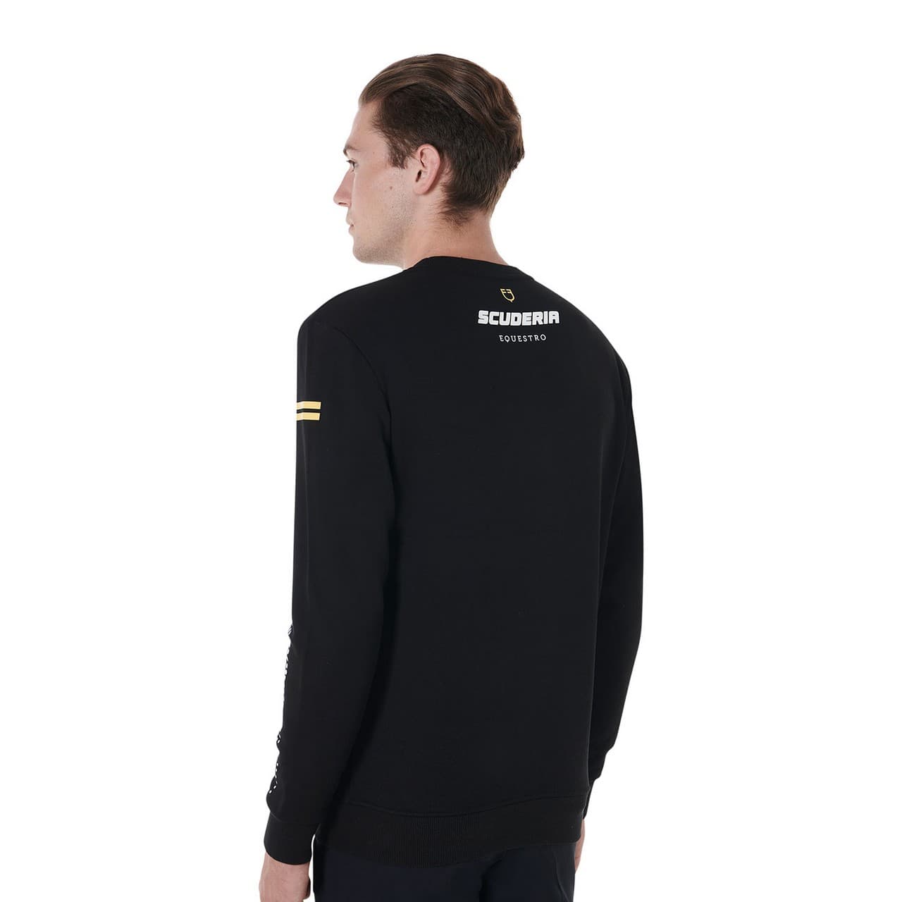 Felpa uomo girocollo Scuderia Equestro, vista 2