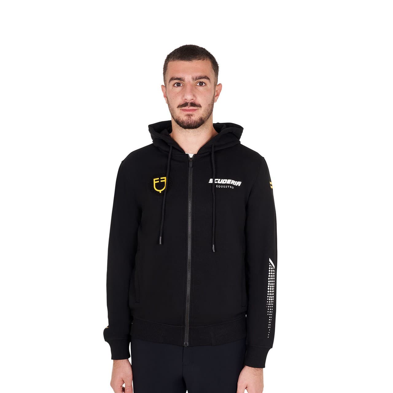 Felpa uomo cappuccio Scuderia Equestro, vista 1
