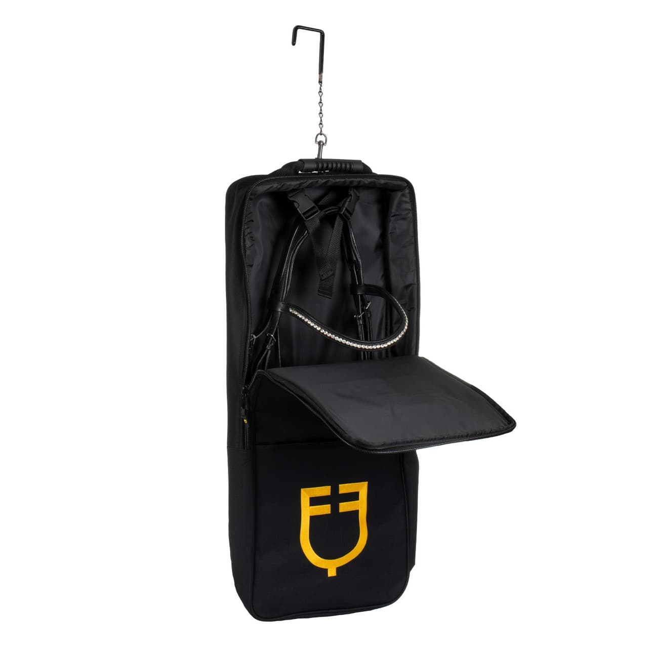 Borsa portabriglie logo ricamato, vista 2
