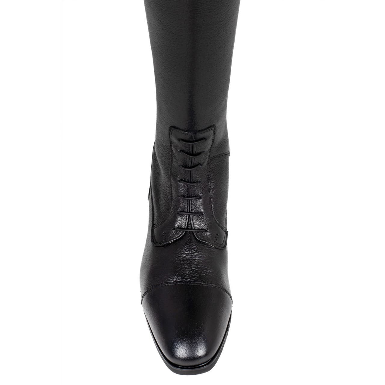Stivali unisex in pelle di vitello con laccetti frontali, vista 4