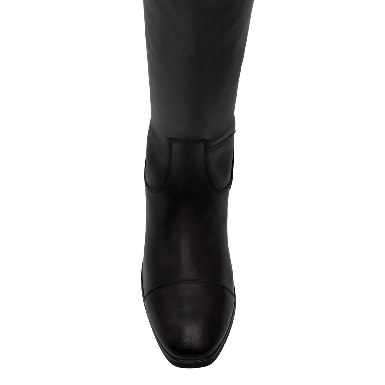 Stivali Neptune unisex in pelle con zip posteriore, vista 3