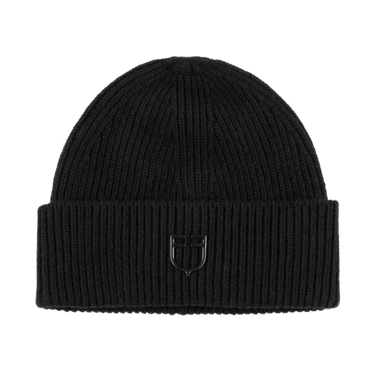 Cuffia unisex lana con motivo a maglia, vista 1