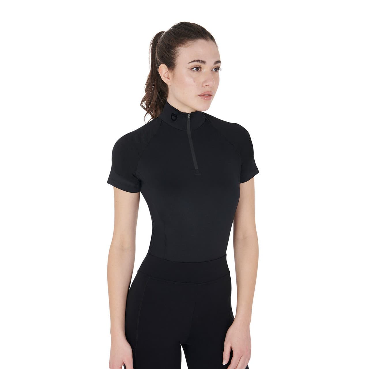 Base layer donna slim fit mezza manica, vista 1