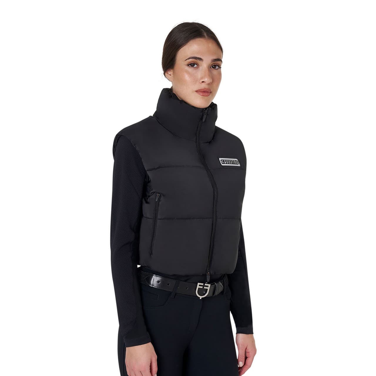 Smanicato donna corto con zip, vista 4