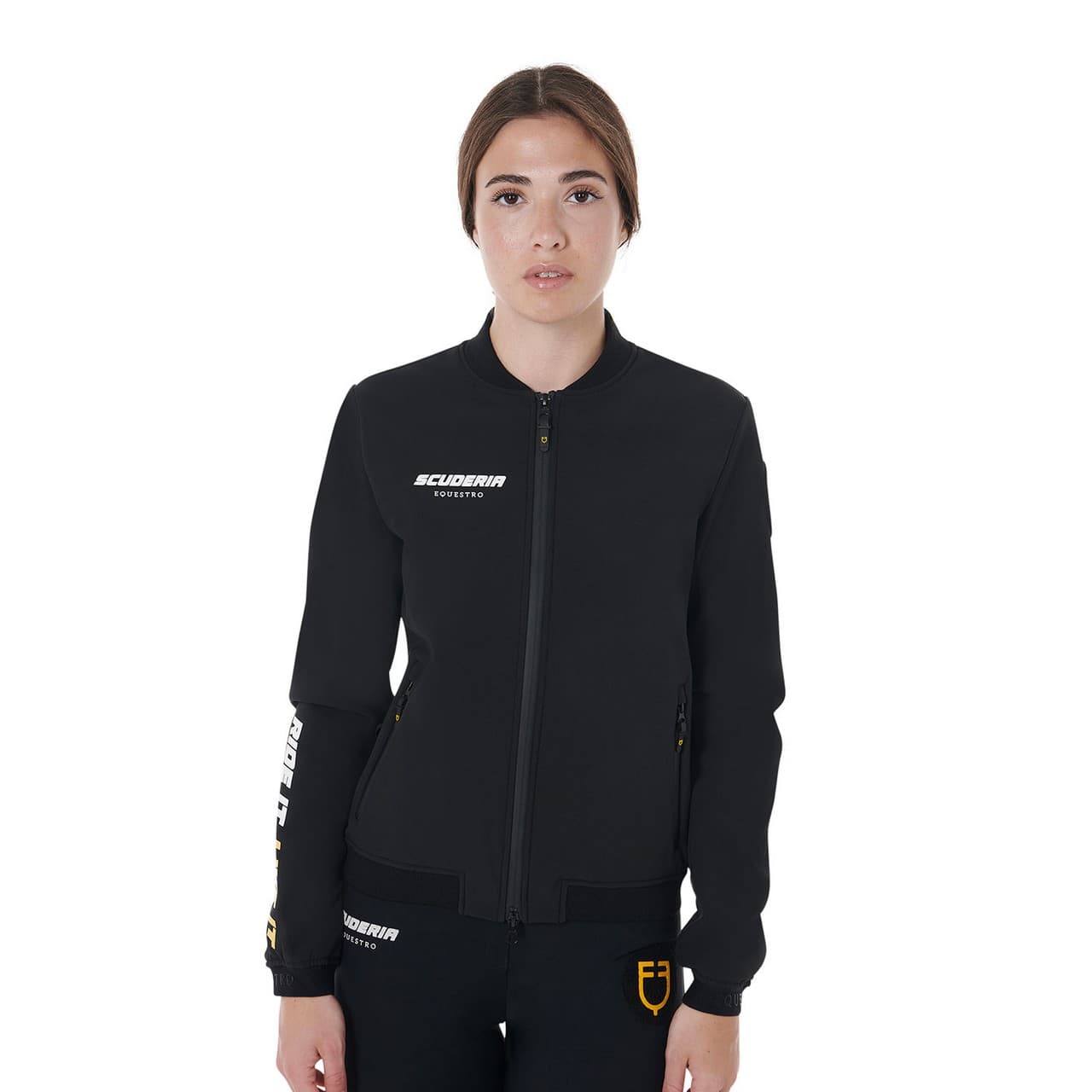 Bomber donna tessuto tecnico Scuderia Equestro, vista 1
