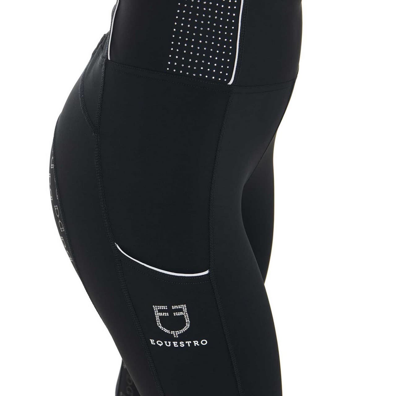 Leggings Equestro donna slim fit con strass, vista 4