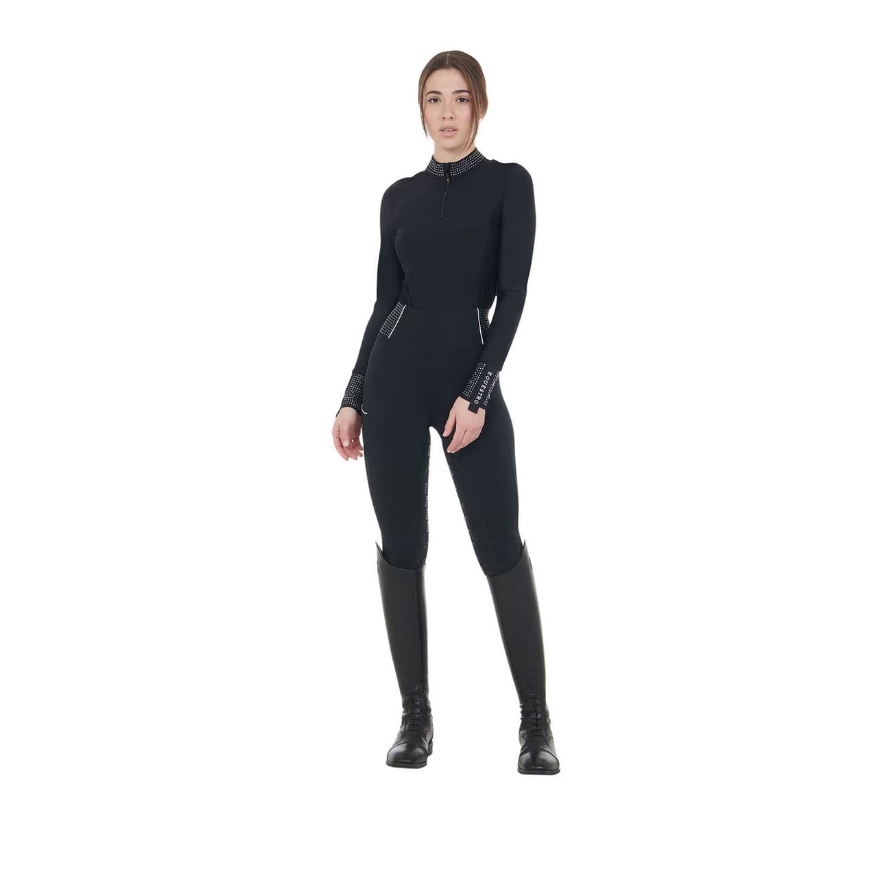 Leggings Equestro donna slim fit con strass, vista 8