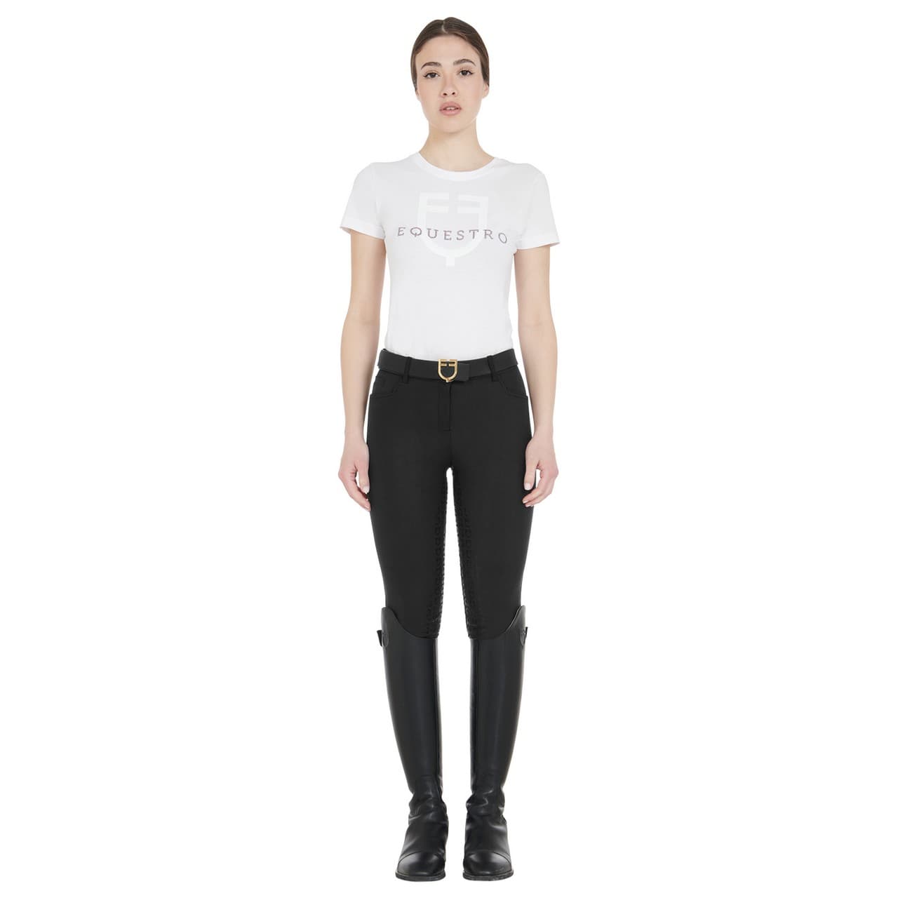 Pantaloni donna full grip a vita alta foderati, vista 6