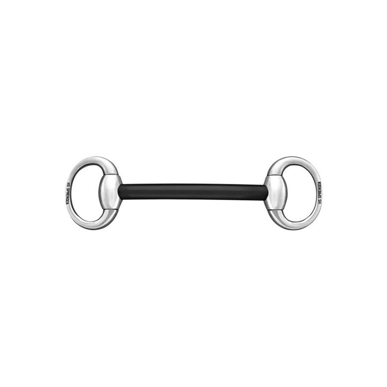 Eggbutt Mullen Mouth Bit 16mm hard carbon w. 55mm st.st. rg., vista 1
