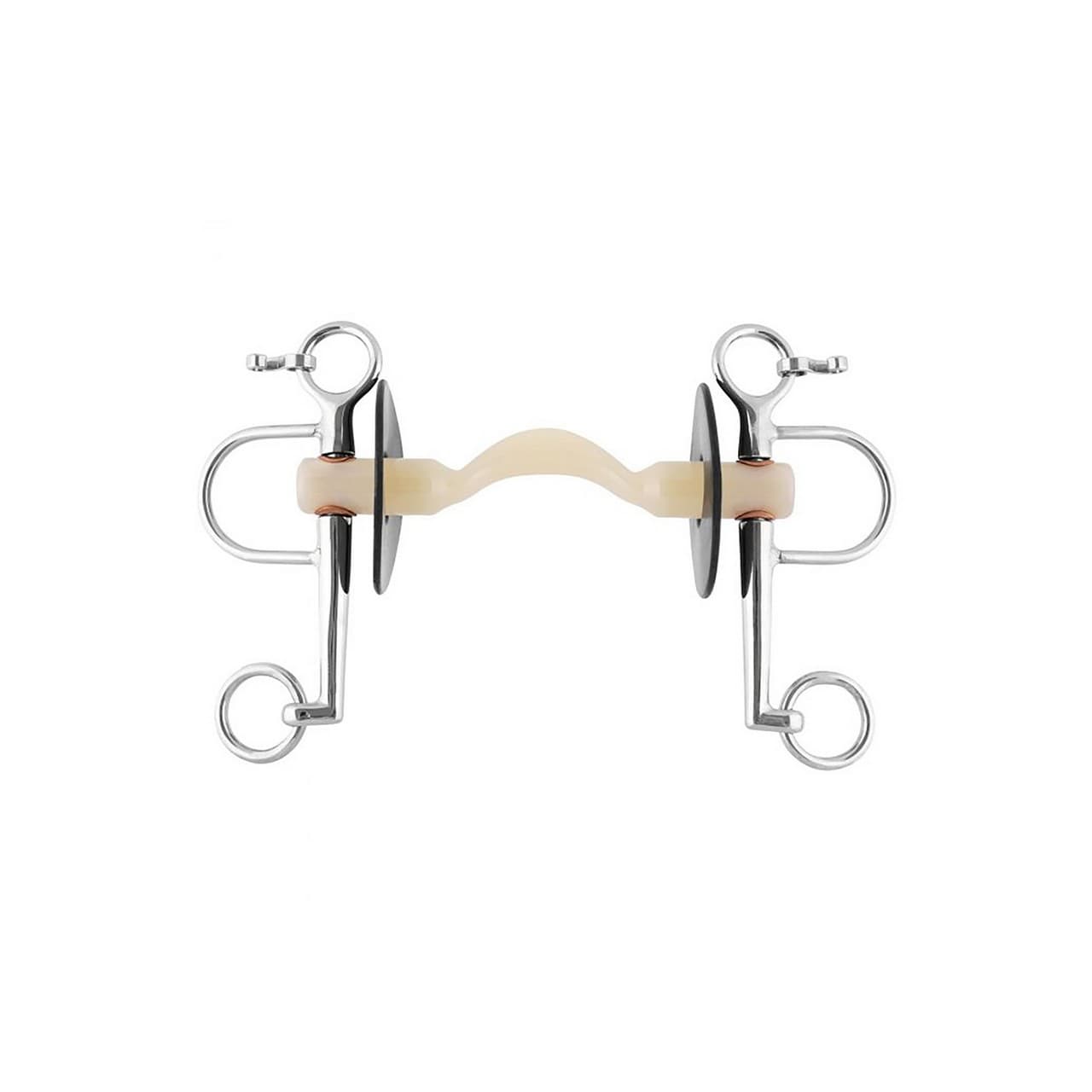 Nathe Pelham 20mm w. soft Mullen mouth w. port and short cheeks, vista 1