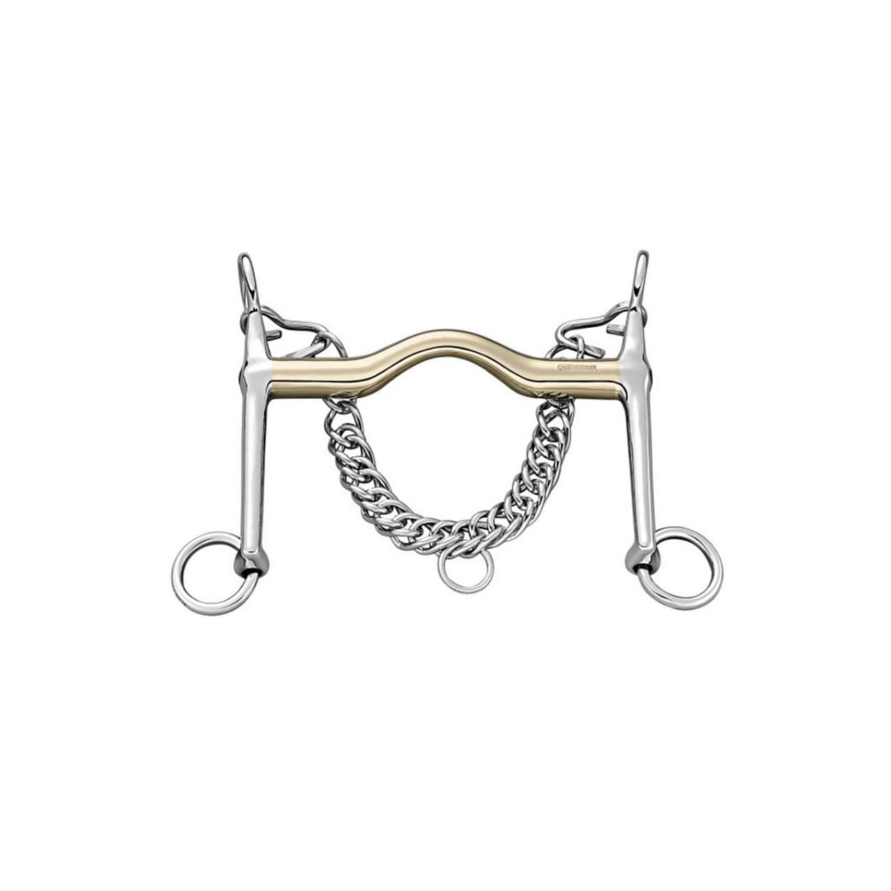 Special Dressage Bit Sensogan 16mm with 7cm st.st. cheeks, vista 1