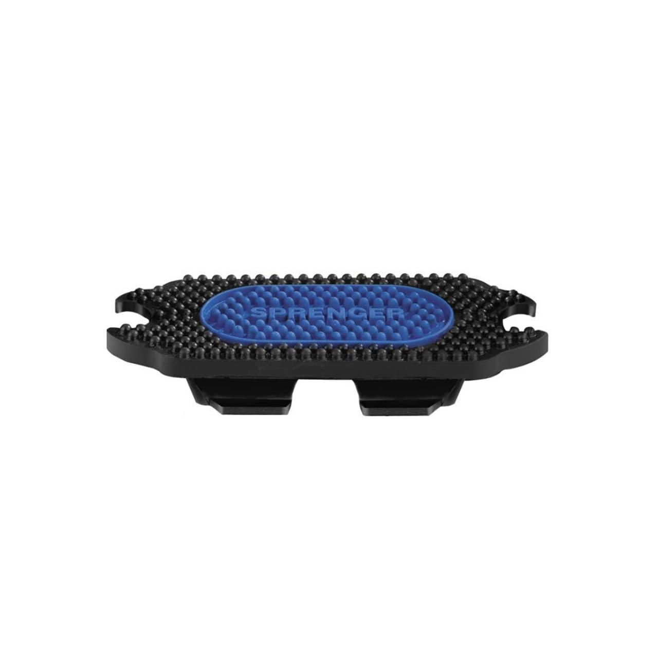 Stirrup pads for Bow Balance stirrups - rubber black/blue, size 120mm, vista 1