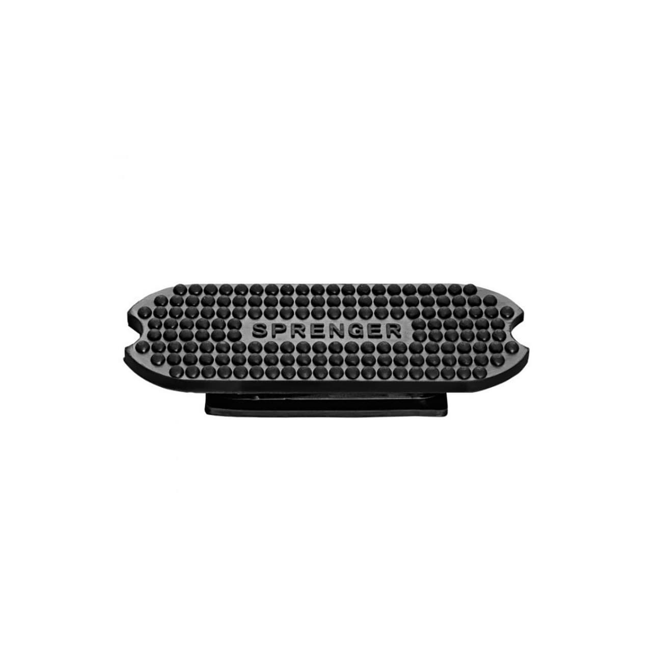 Stirrup pads for System-4 stirrups - rubber black, size 120mm, vista 1