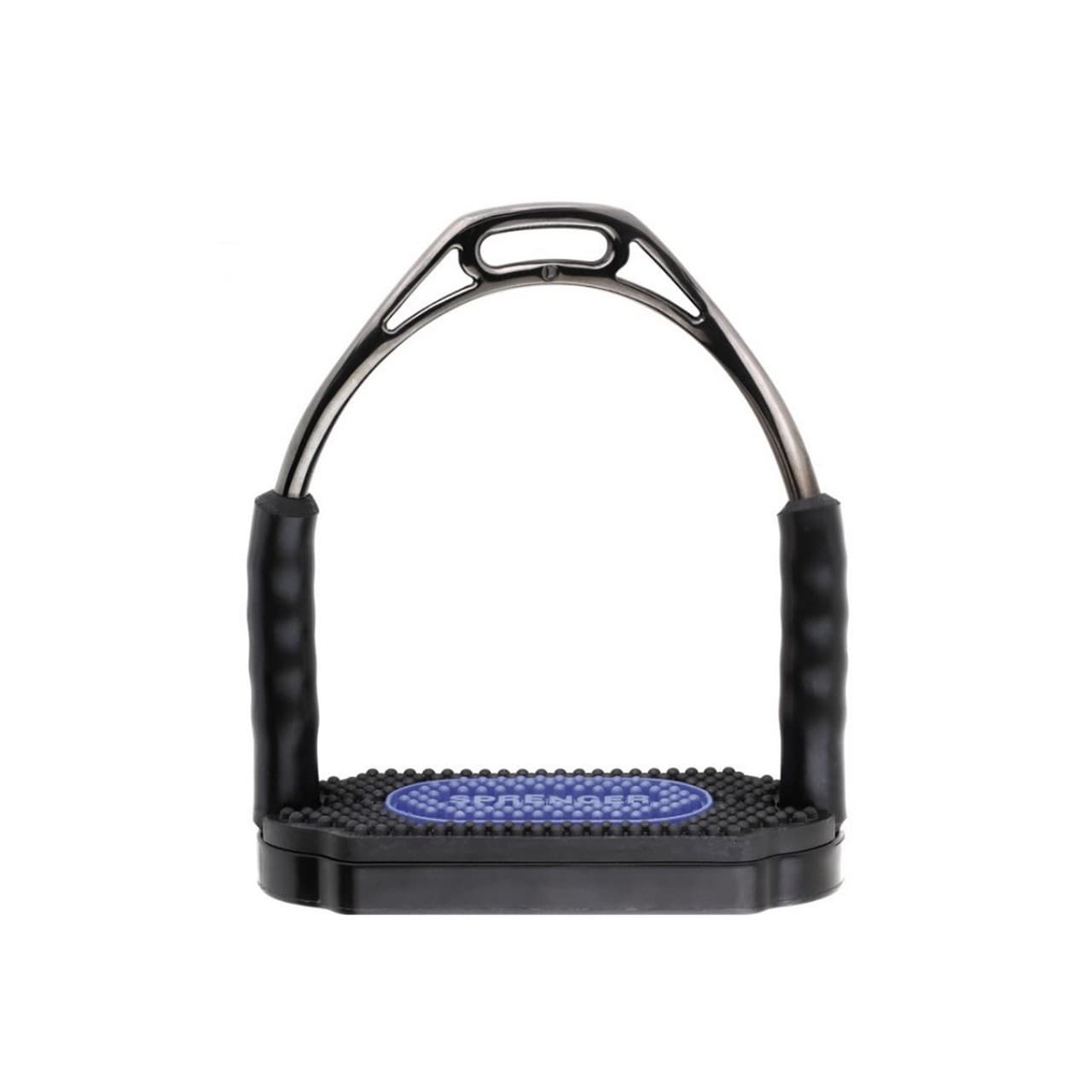 Bow Balance Stirrups - stainless steel anthracite, size 120mm, vista 1