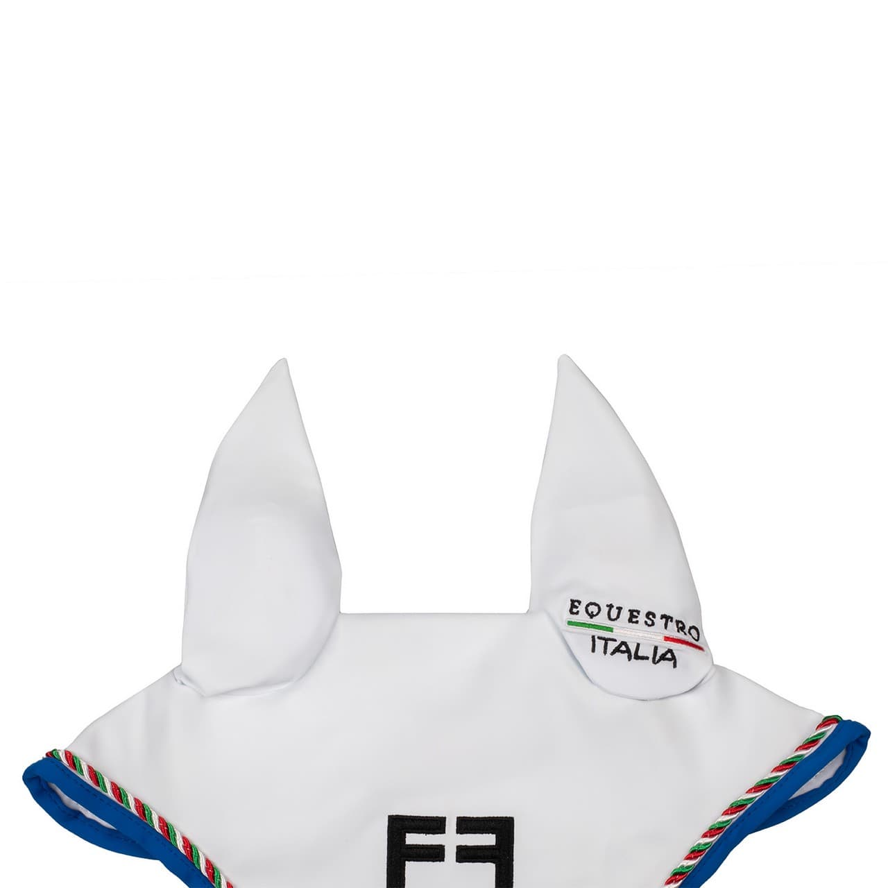 Cuffietta con piping tricolore Equestro X FISE, vista 2