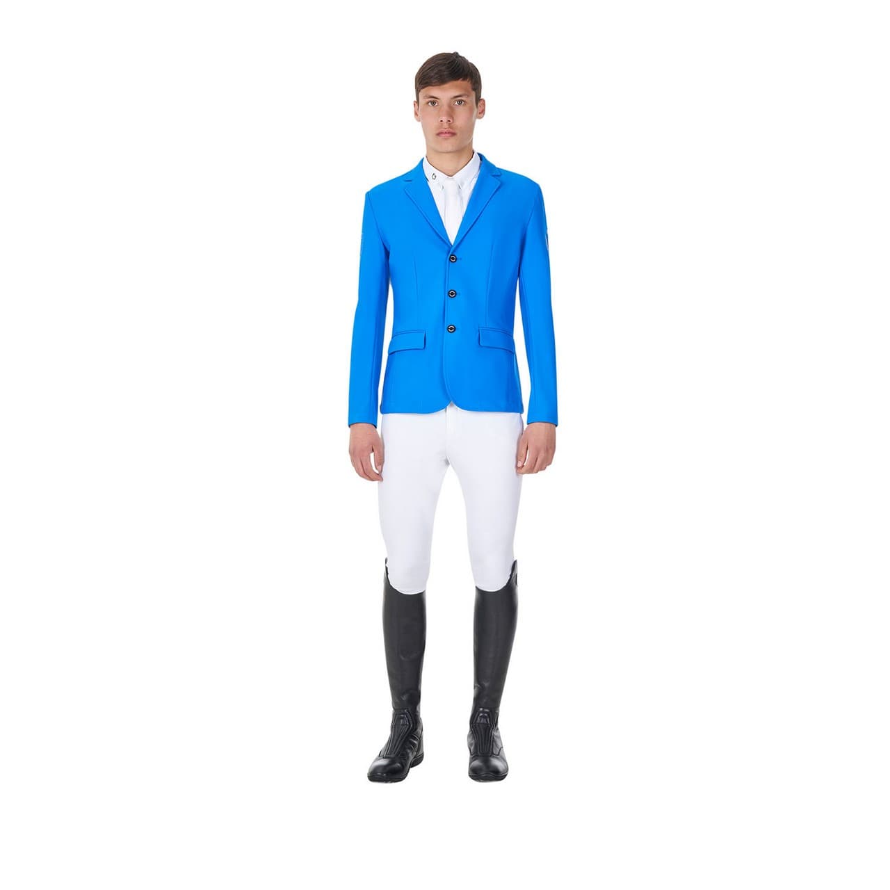 Giacca uomo da concorso tre bottoni Equestro X FISE, vista 10