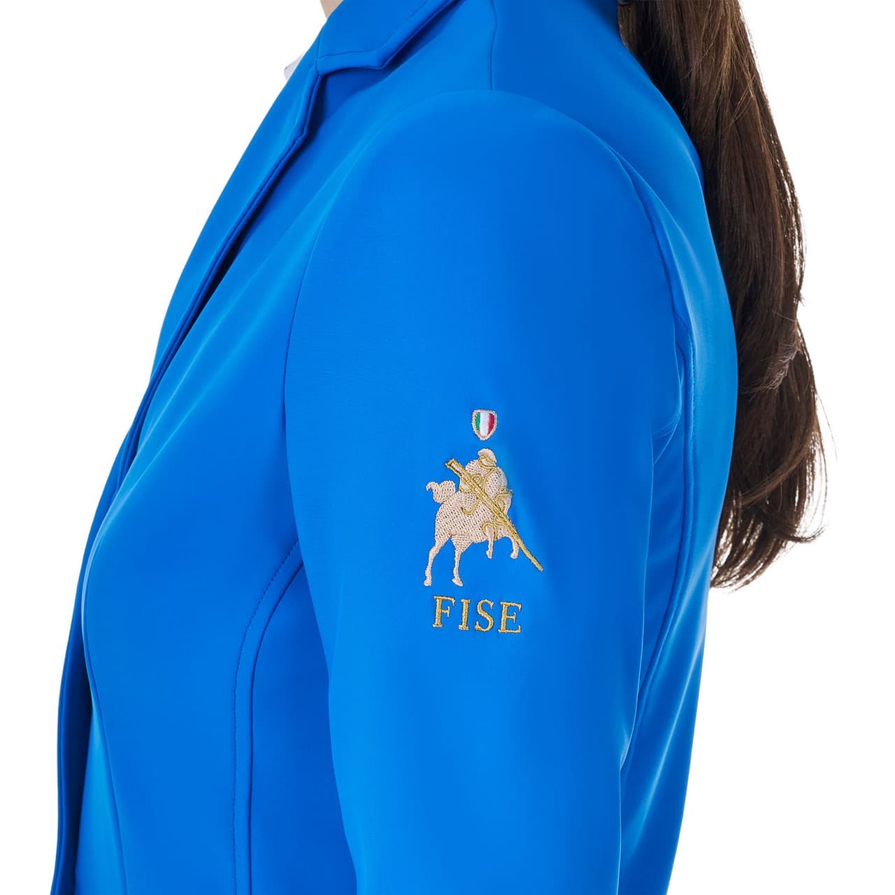 Giacca donna da concorso tre bottoni Equestro X FISE, vista 4