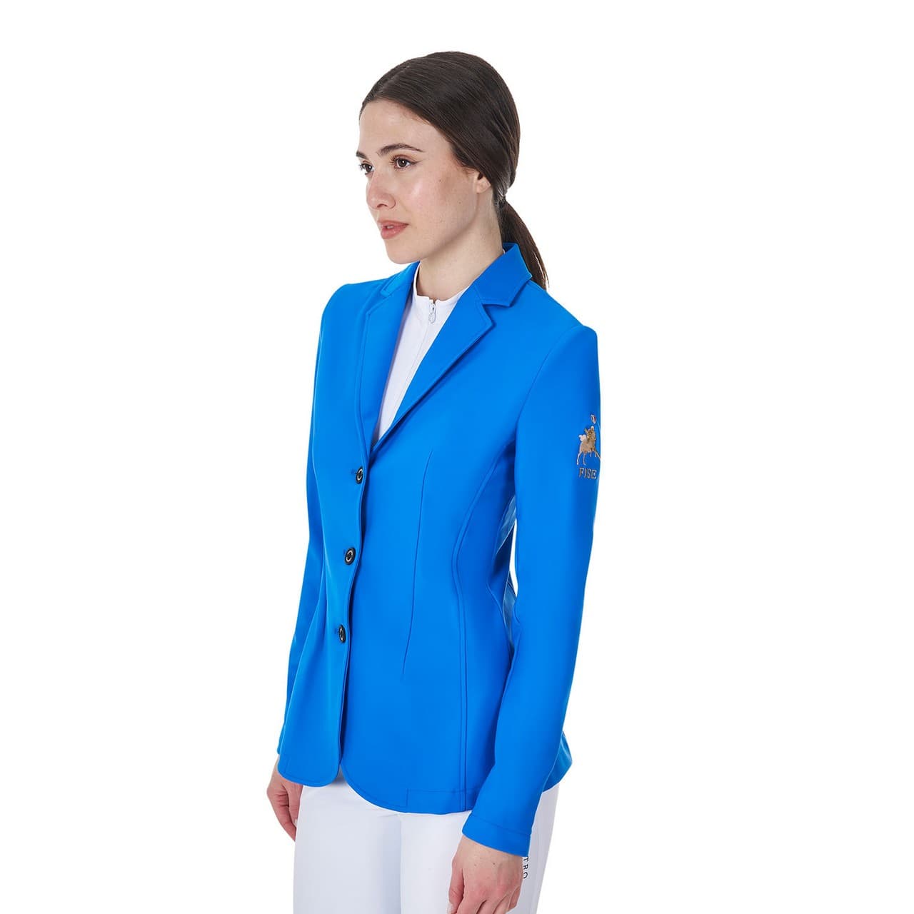 Giacca donna da concorso tre bottoni Equestro X FISE, vista 6
