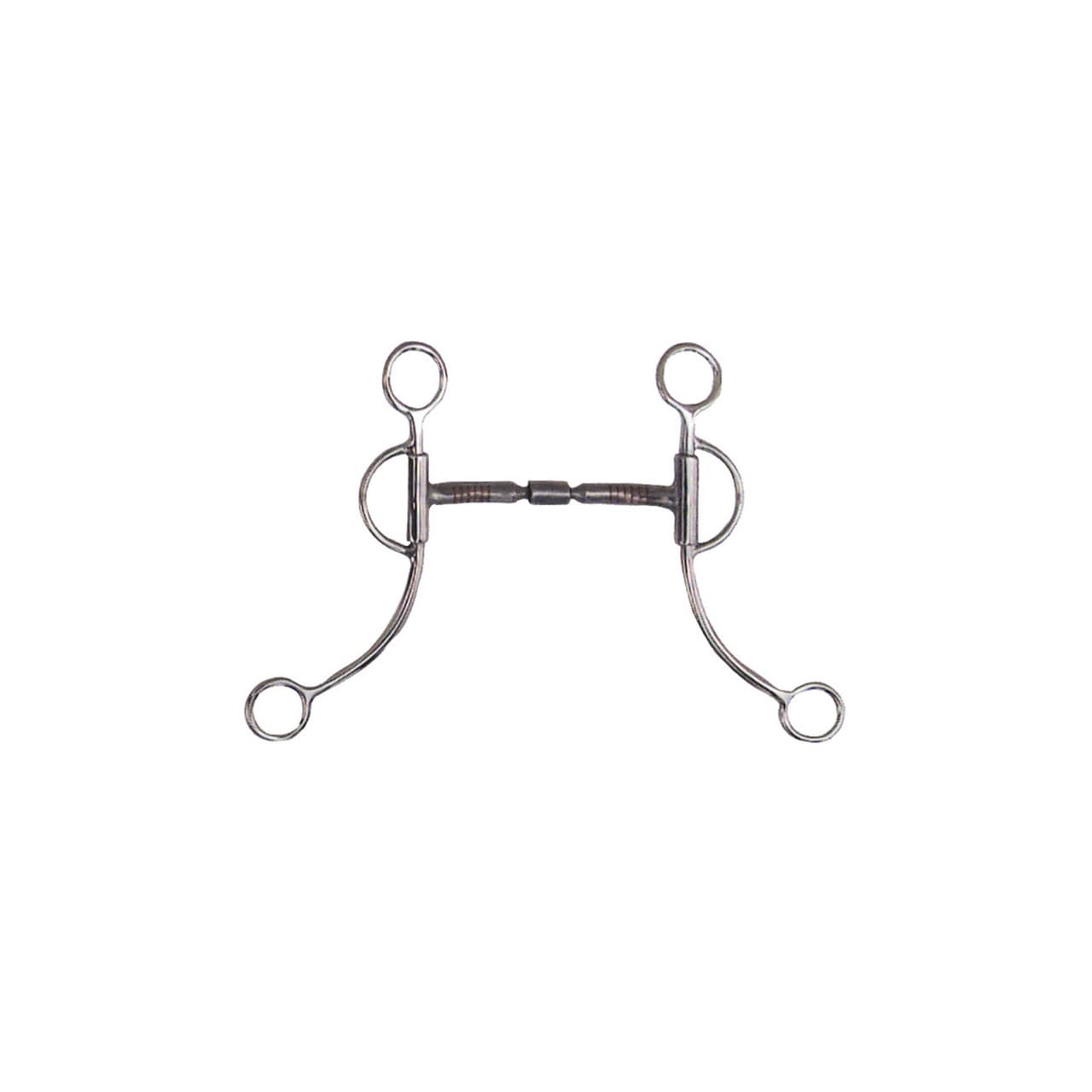 Morso western inox con semi-snodo, aste lunghe, vista 1