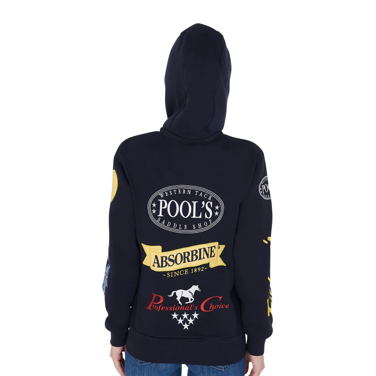 Felpa unisex multilogo, vista 1