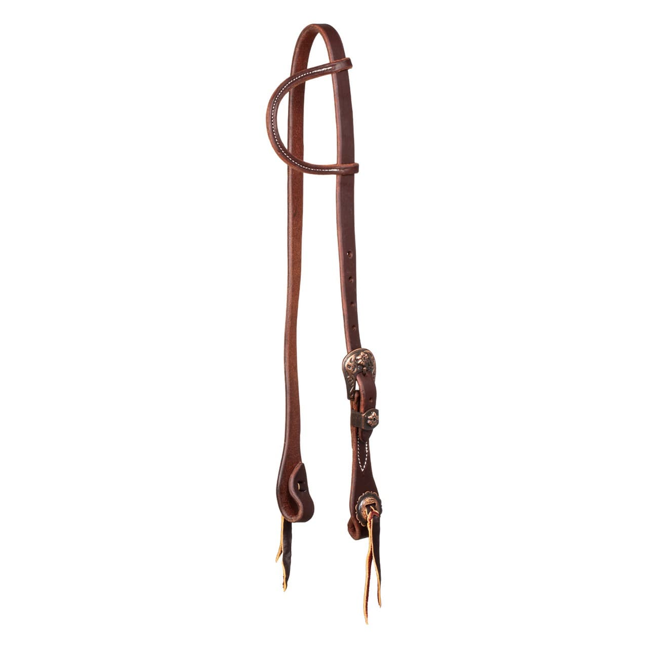3/4" slip ear w/ant copper buckle and conchos, vista 1
