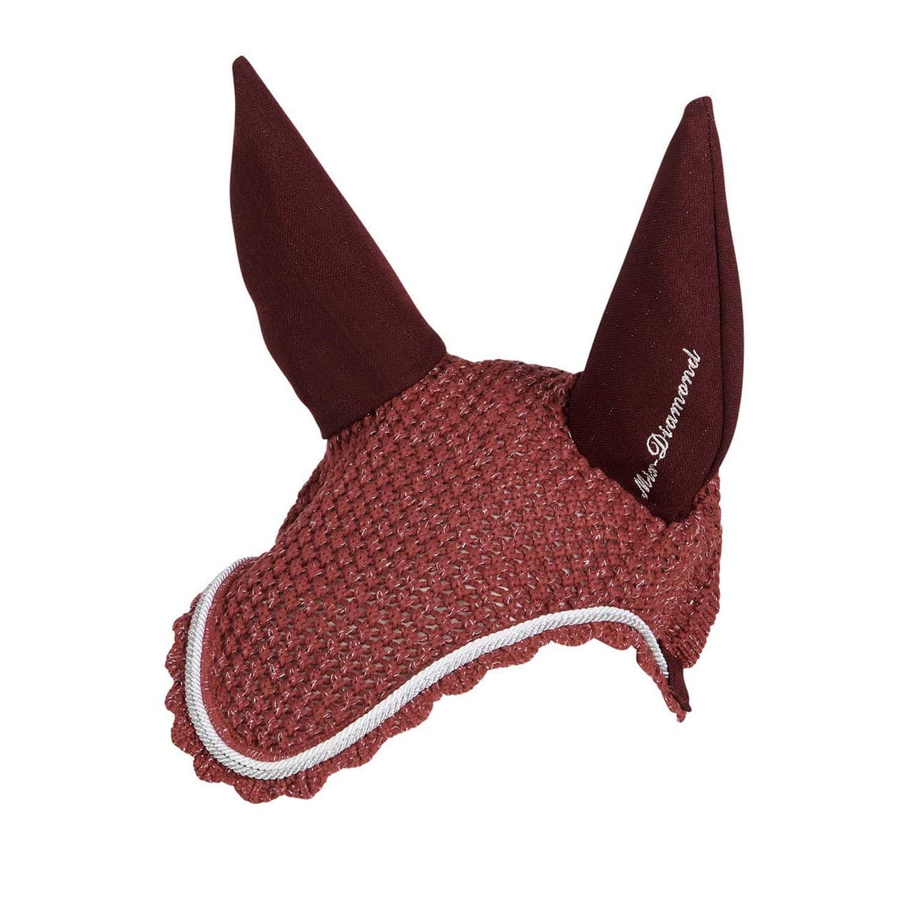 Cuffietta in cotone con cordura e brillantini, vista 1