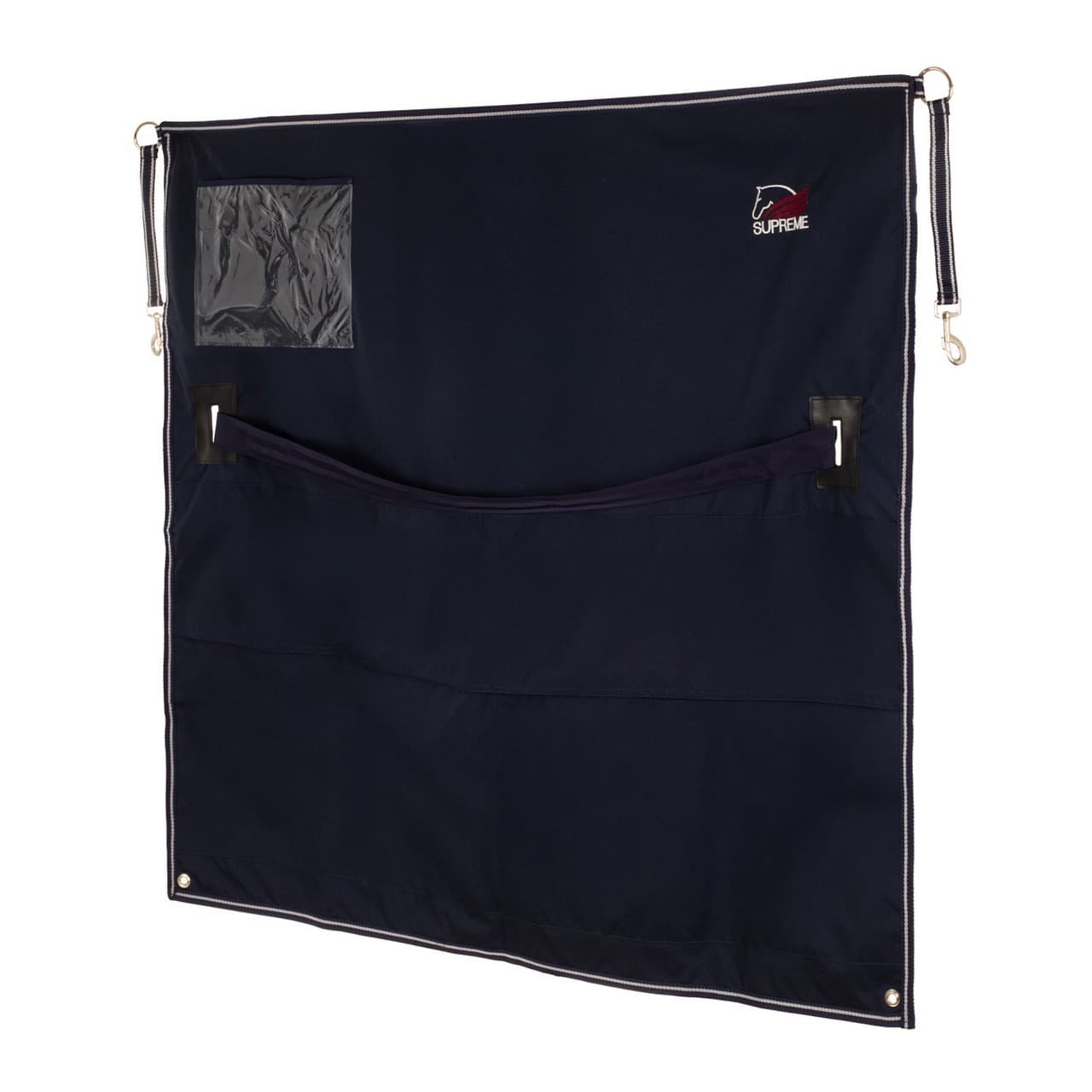 Tendalino da box con logo 130x120, vista 1