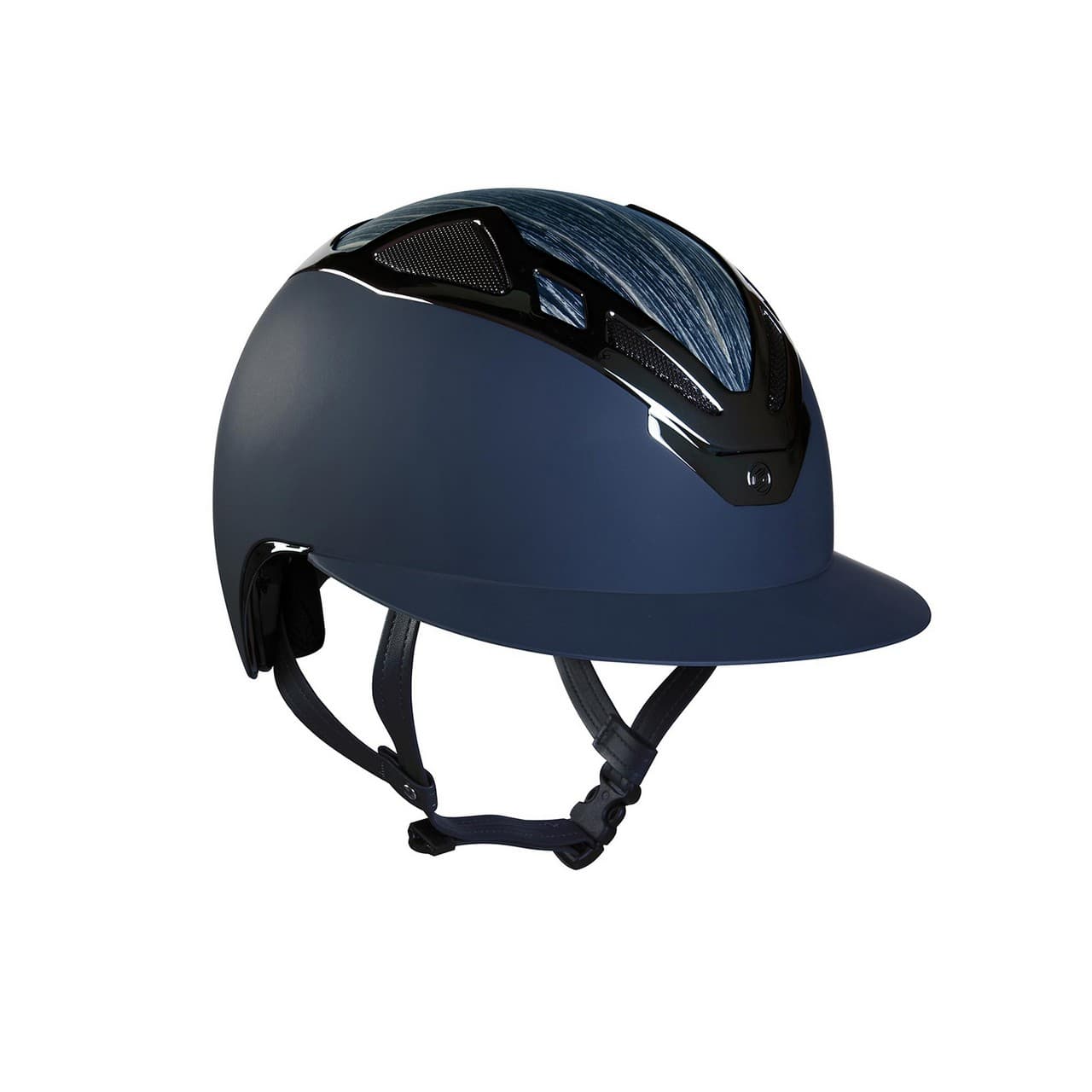 Casco Apex Wood Lady blu navy matt, vista 1