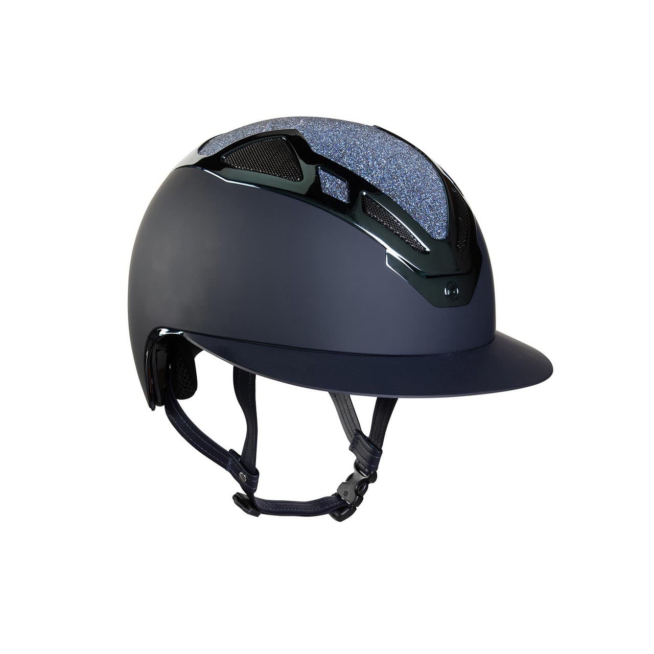 Casco Apex Swarovski Lady blu navy, vista 1