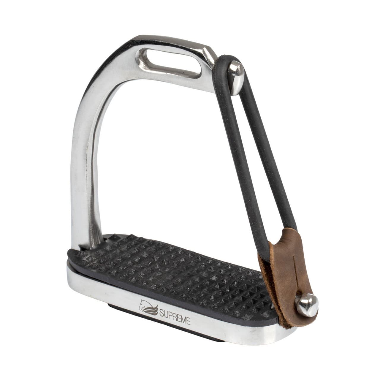 Staffe in acciaio inox con elastico laterale, vista 1