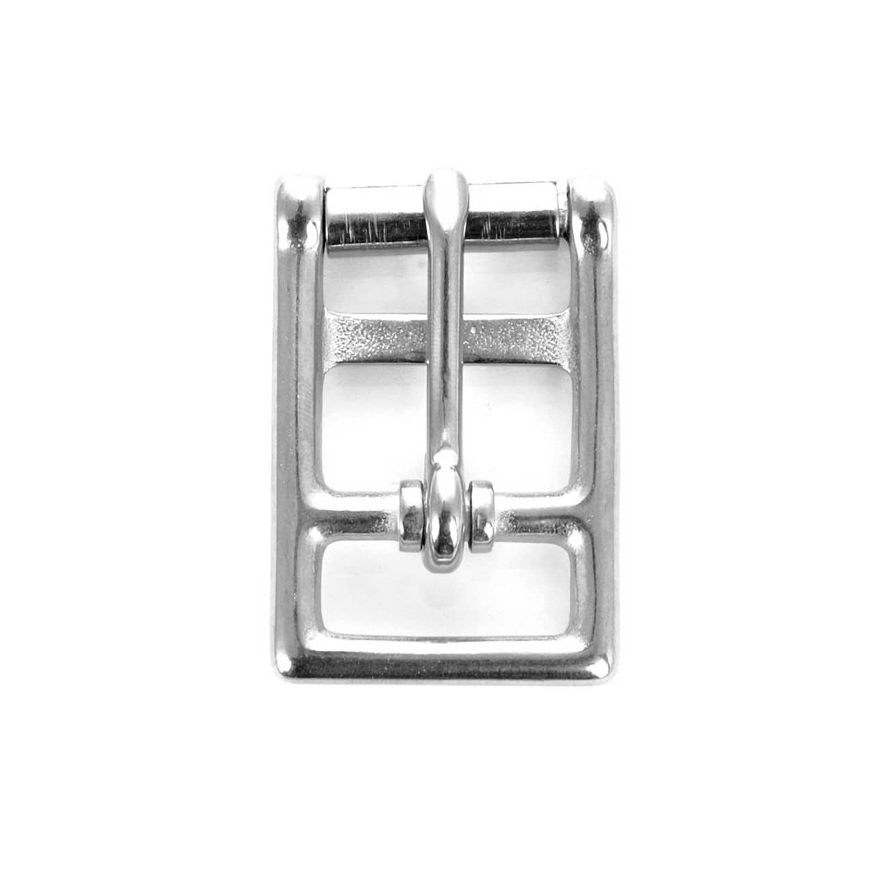 Fibbia sottopancia inglese, inox