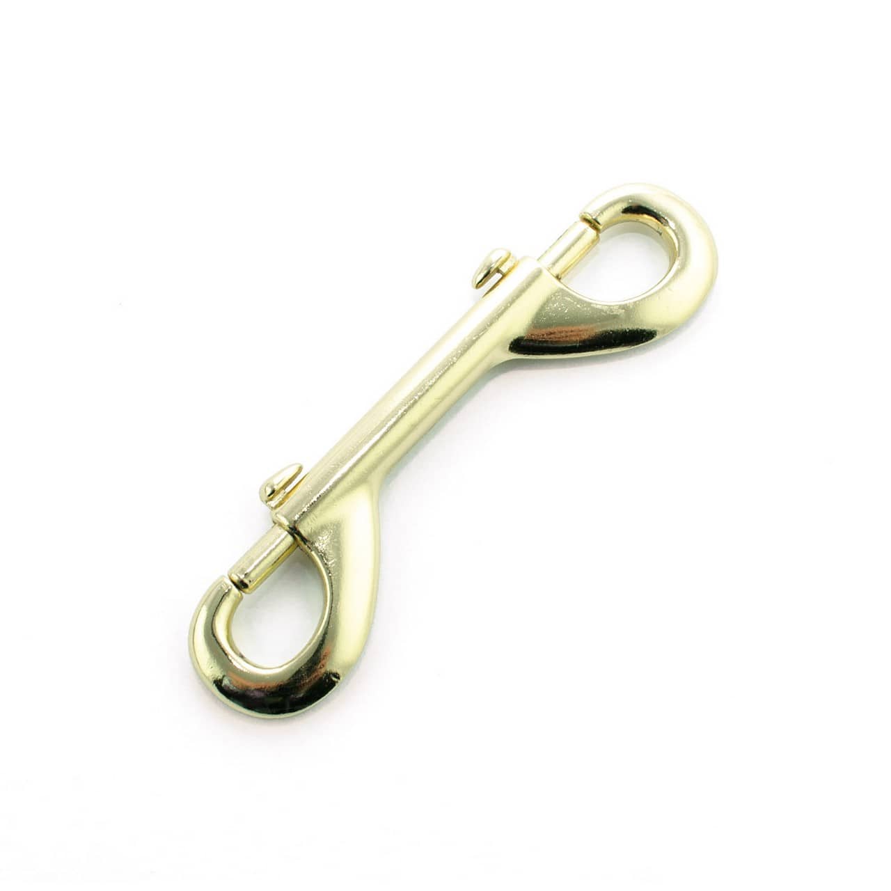 Moschettone doppio ottone