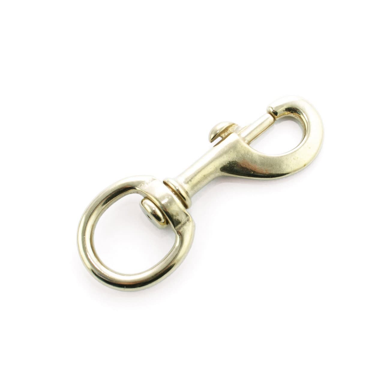 Moschettone per lunghina ottonato 1" 1/4, vista 1