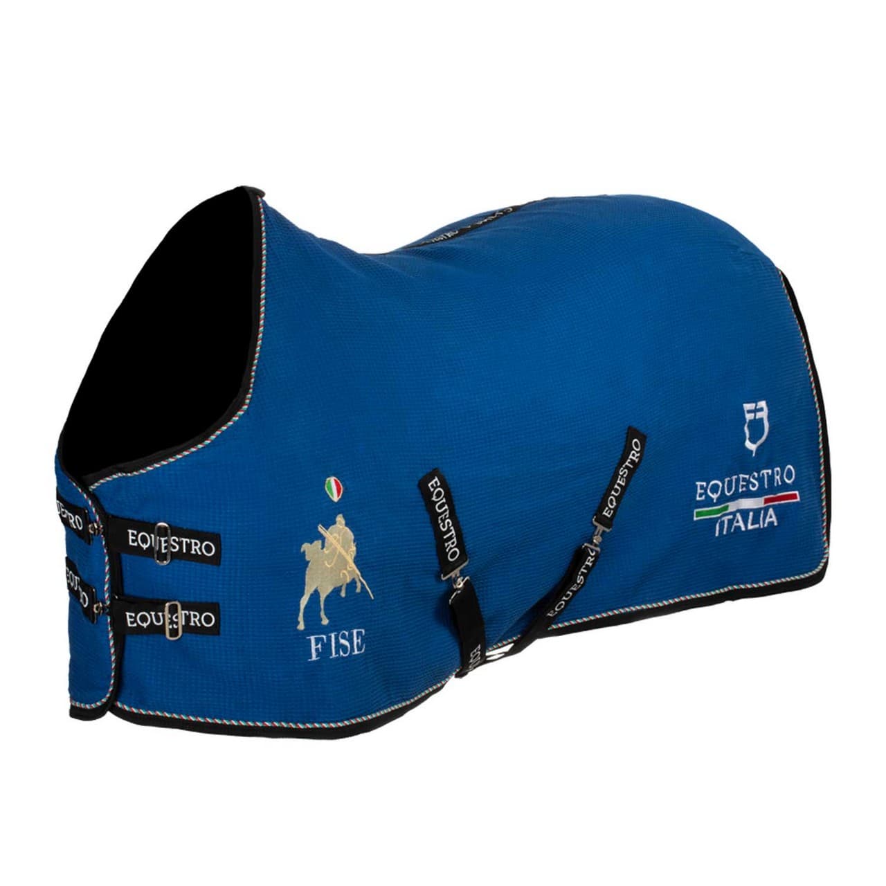 Coperta da box in tessuto waffle Equestro X FISE, vista 1