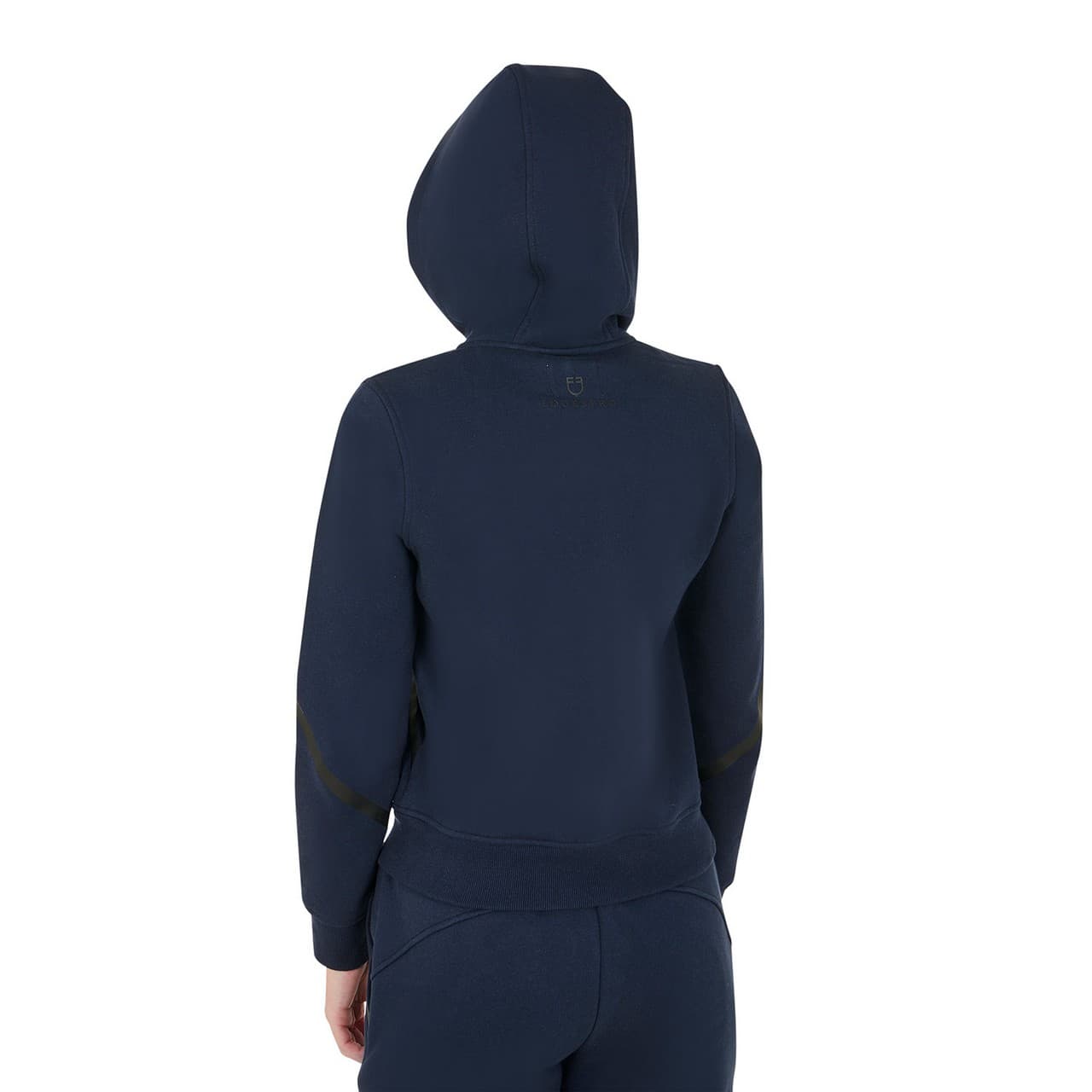 Felpa donna istituzionale con zip frontale, vista 5