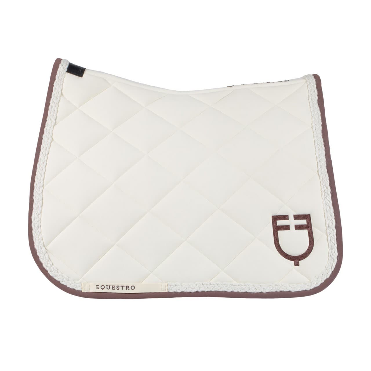 Sottosella dressage con cordoncino intrecciato, vista 2