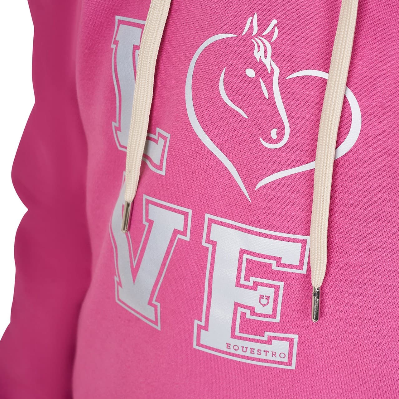Felpa bambina Winter Love con cappuccio, vista 4