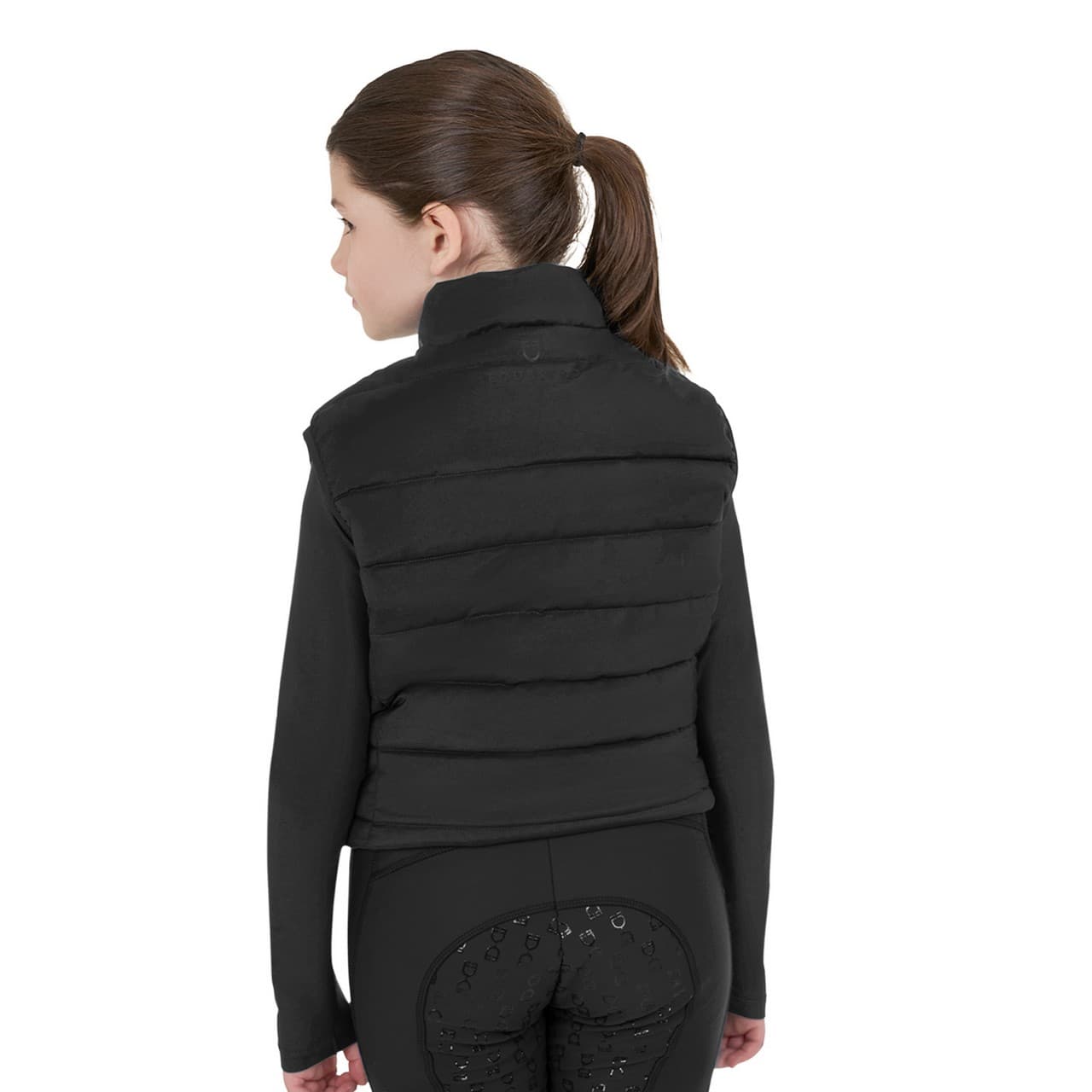 Smanicato tecnico bambina in nylon, vista 2