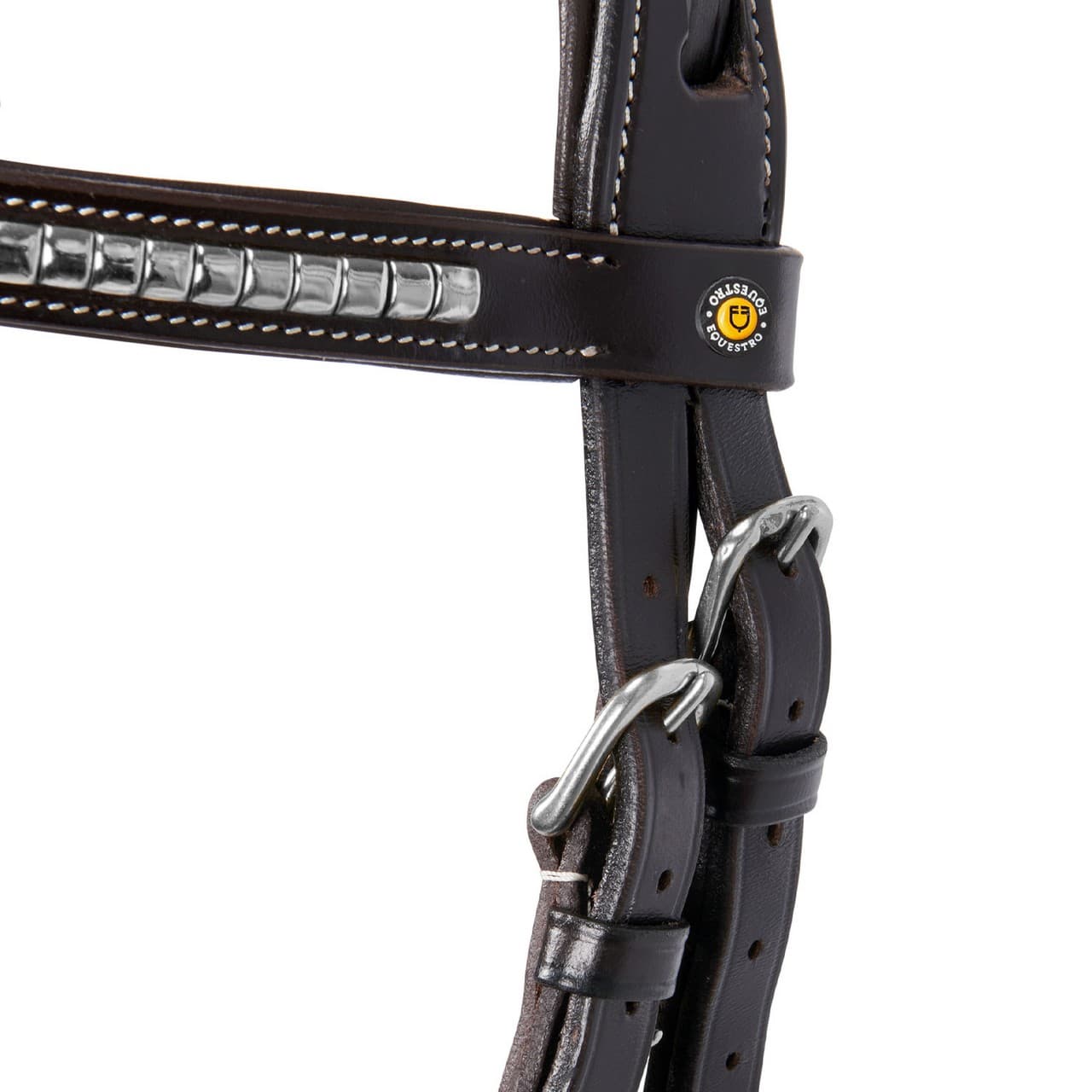Testiera inglese in cuoio clincher NEW, vista 3