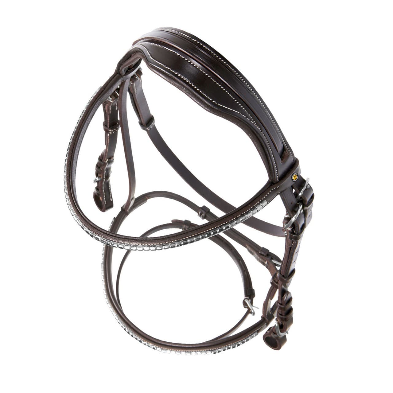 Testiera inglese in cuoio clincher NEW, vista 5