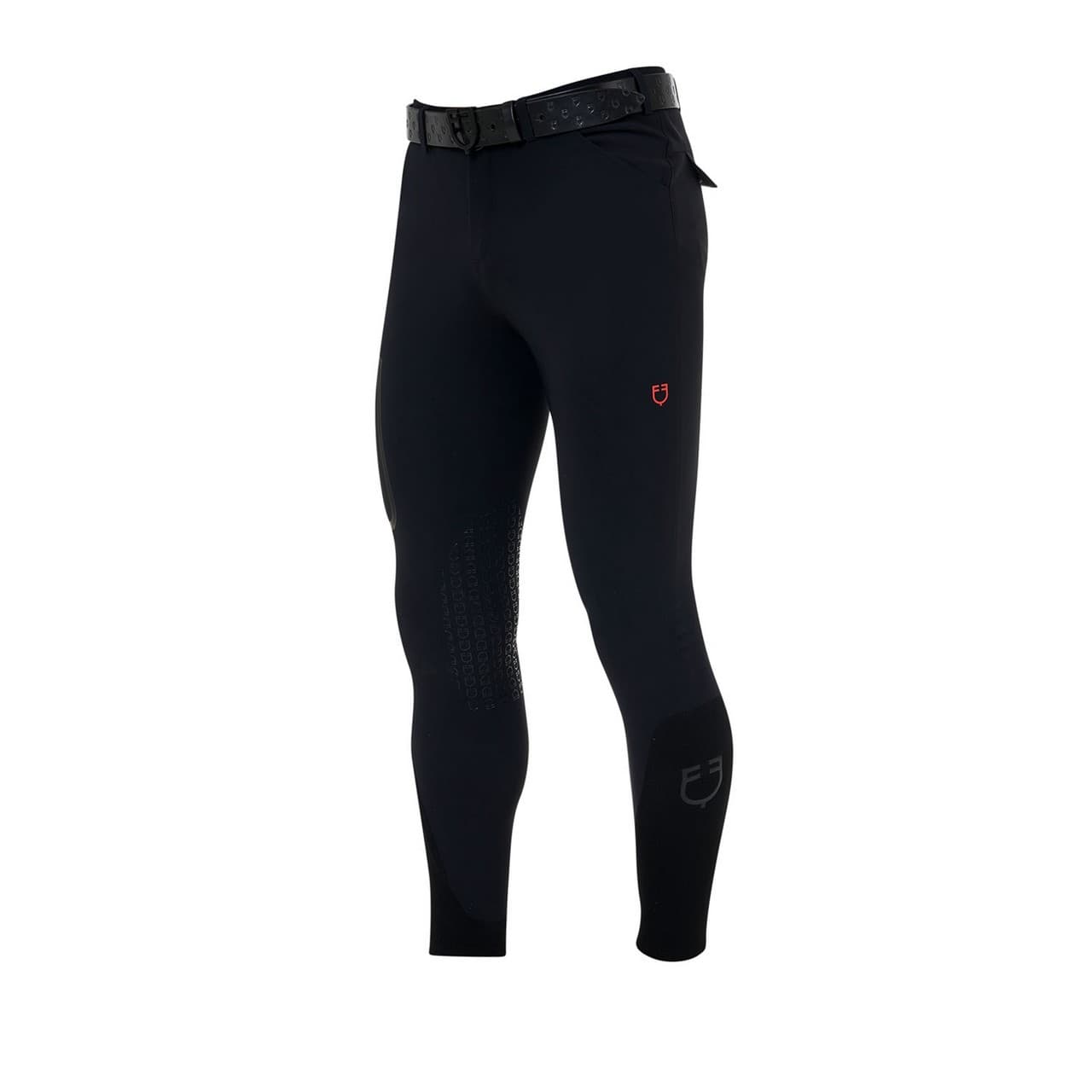 Pantalone slim fit uomo Equestro Ridertechnology cuciture termosaldate, vista 4